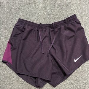 Nike Dri-FIT Dark Purple Shorts Size M